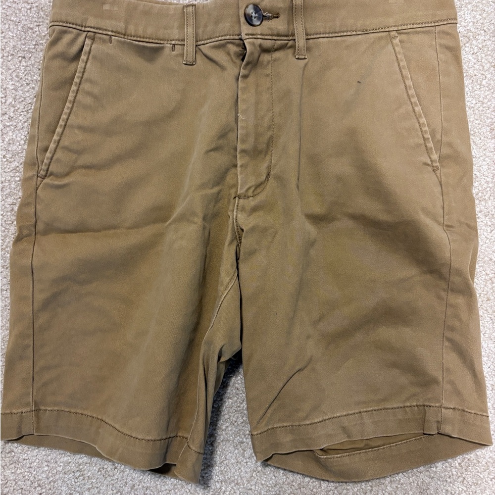 Sonoma Men's Brown Flat Front Shorts W 32” inseam 9”